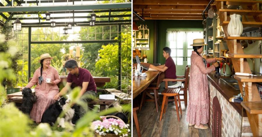40歲夫妻雙雙辭職，回鄉把祖宅改造成3000㎡的花園之家