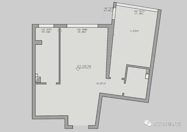 80㎡一人住，打造一室變兩室開放空間