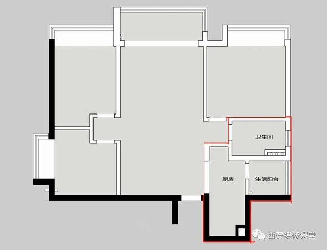 105m²三室改造，打造三分離的緊湊美居